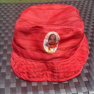 Disney Princess Moana Toddler Sun Protection Orange Reversible Bucket Hat OSFM